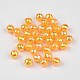 Perles rondes en acrylique poly styrène écologique coloré à facettes SACR-K001-8mm-74-1