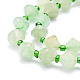 Natürlichen grünen Aventurin Perlen Stränge G-E569-C17-3