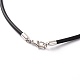 Round Leather Cord Necklaces Making AJEW-E010-04-3mm-2