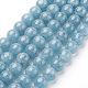Fili di perline di quarzo blu naturale G-O047-07-10mm-2