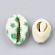 Perlas de concha de cowrie impresas SHEL-S274-03C-2