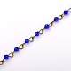 Ручной конус стеклянные бусы цепи для ожерелья браслеты делает AJEW-JB00049-04-1