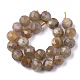 Chapelets de perles de sunstone naturelle naturelles G-S345-6mm-009-2