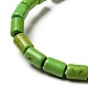 Chapelets de perles en turquoise synthétique X-TURQ-G120-4x6mm-08-4