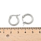 Серьги-кольца из нержавеющей стали 304 EJEW-F105-12P-4