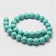 Synthetic Howlite Bead Strand G-P228-04-14mm-2