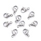304 Stainless Steel Lobster Claw Clasps X-STAS-AB11-2
