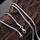 Unisex 316L Surgical Stainless Steel Rope Chain Necklaces NJEW-BB02014-24-3