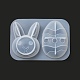 Moldes de silicona para fondant de conejo y huevo de Pascua DIY-G079-04-5