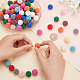 Arricraft 110 pièces 11 couleurs abs plastique imitation perles perles KY-AR0001-21-3