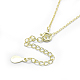 925 подвесные стерлингового серебра ожерелья NJEW-F246-09LG-4