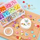 Bricolage kits de fabrication de bracelets de perles colorées mignonnes DIY-FS0002-28-5