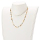 Brass Cobs Chain Necklaces NJEW-JN03457-3