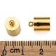 Brass Cord Ends X-KK-D219-12x8-M-4