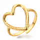 Ионное покрытие (ip) 304 кольцо из нержавеющей стали для сердца RJEW-N038-123LG-1
