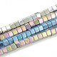 Chapelets de perles en hématite synthétique sans magnétiques G-N0318-03-1