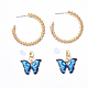 Half Hoop Earrings EJEW-JE04141-3