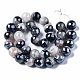 Chapelets de perles d'agate naturelle G-Q998-014B-2