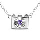 SHEGRACE Creative Design Sterling Silver Pendant Necklace JN174A-1