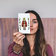 塩ビスタンプ  DIYスクラップブッキング用  装飾的なフォトアルバム  カード作り  スタンプシート  フィルムフレーム  人間  21x14.8x0.3cm DIY-WH0371-0043-5