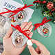 SUPERFINDINGS 6Pcs Alloy Angel Wing Sublimation Ornament Blank Hot Transfer Printing Sublimation Decoration Heat Sublimation Photo Frame Pendant for Christmas Party Decor HJEW-FH0001-23-3