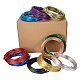 JEWELEADER 10 Colors 320 Feet Aluminum Wire 12 15 18 20 Gauge Bendable Metal Craft Wire Flexible Sculpting Beading Wire for DIY Wrapped Jewelry Manual Arts Making Rainbow Projects AW-PH0001-01-2.0mm-8
