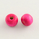 Dyed Natural Wood Beads WOOD-Q006-18mm-11-LF-1