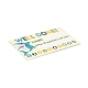 Rechteckige Belohnungskarte aus Papier DIY-K043-06-08-3