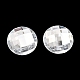 Cabochons en acrylique avec strass &nbsp;GACR-R002-25mm-08-2