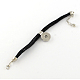 Fabrication de bracelets pression en cordon ciré en coton BJEW-R061-01-2