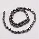 Grade AA Magnetic Synthetic Hematite Bead Strands G-P258-12-2