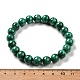 Браслеты-стрейч из натурального малахита BJEW-A045-01B-5