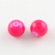 Chapelets de perles en verre peintes DGLA-S071-8mm-B10-1