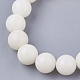 Bracelets de perle de mala en bois BJEW-S140-11-3