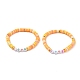 Polymer Ton Heishi Perlen Stretch Armbänder BJEW-JB05711-2