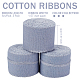 Rustikales Baumwollband mit ausgefransten Kanten OCOR-WH0071-029BC-2