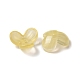 Gorra de perlas de vidrio teñido GLAA-B009-04-4