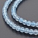 Chapelets de perles en verre craquelé GLAA-S192-B-006D-3