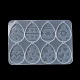 卵イースターテーマ DIY ペンダントシリコンモールド  レジン型  UVレジン用  エポキシ樹脂工芸品作り  ホワイトスモーク  100x140x4mm  穴：2mm  内径：33x45mm DIY-G103-01A-4