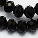 Perles en rondelles facettées en verre d'imitation cristal autrichien manuelles X-G02YI0E1-1