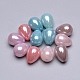 Perles en acrylique plaquées de couleur AB SACR-T337-06-1