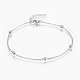 304 Stainless Steel Anklets AJEW-H013-02-2