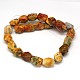 Polyhedron Natural Crazy Agate Bead Strands G-M233-09-2
