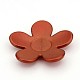 2-Hole Opaque ABS Plastic Imitation Pearl Flower Sewing Buttons MACR-P090-05-1