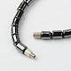 Valentines Day Gift for Boyfriend Non-Magnetic Synthetic Hematite Necklaces NJEW-E002-34-4