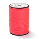 ラウンドワックスポリエステル糸ストリング  マイクロマクラメコード  ツイストコード  革縫い用  鮭色  0.55mm  約131.23ヤード（120m）/ロール YC-D004-02C-136-1