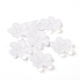 5-petal transparentes bolitas de acrílico OACR-A017-12-4