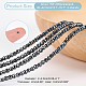 Nbeads 2 Strands Non-magnetic Synthetic Hematite Beads Strands G-NB0004-67-2