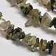 Natural Moss Agate Chip Beads Strands G-L269-23-2