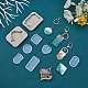 8 шт. 8 стильные силиконовые Молды для подвески «сделай сам» DIY-SZ0007-26-3